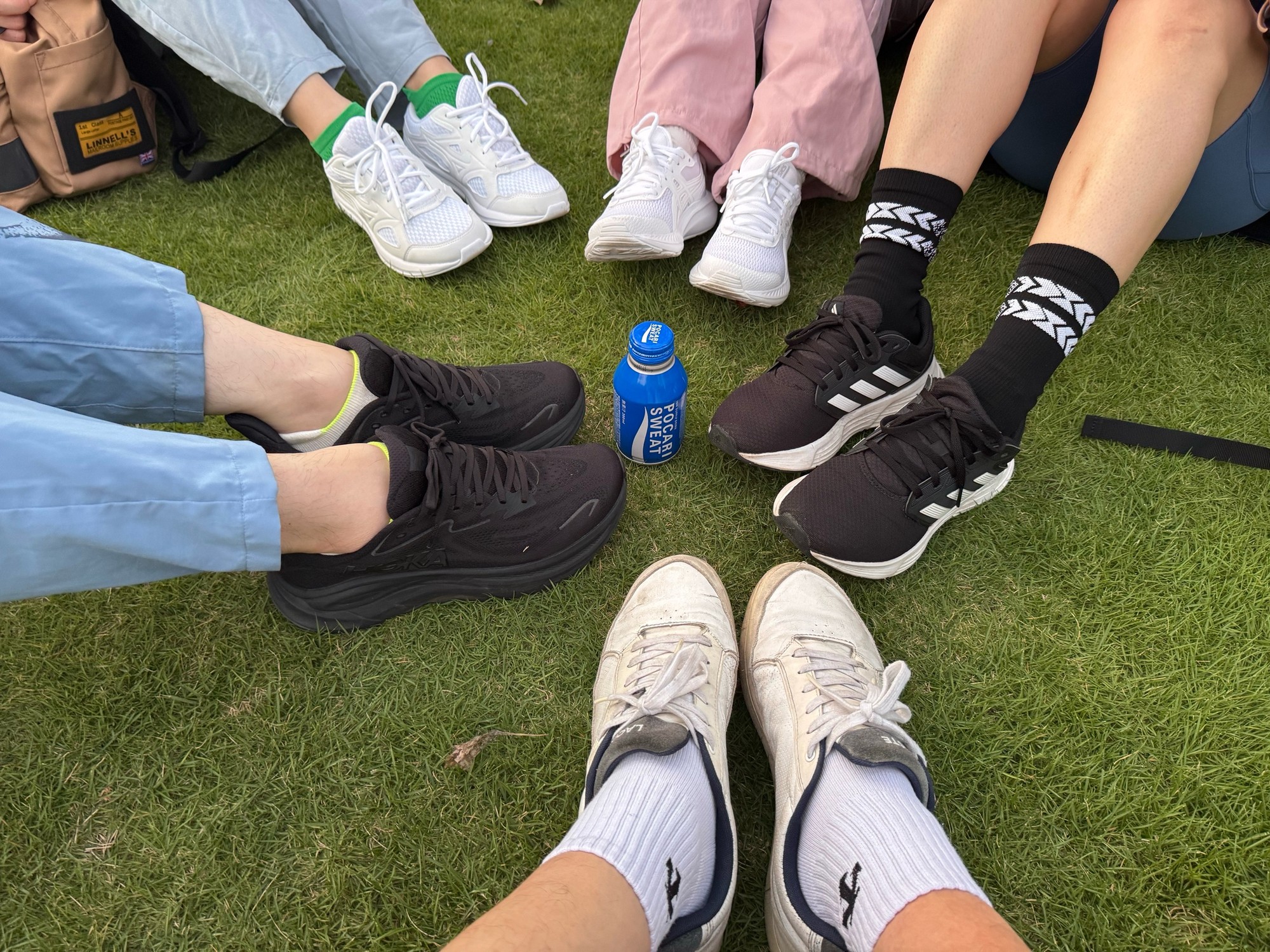 今日、ランニングゲリラに参加しました！